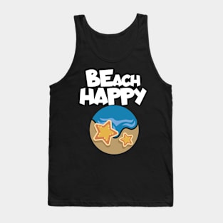 Vacaton beach happy Tank Top